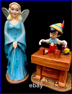 WDCC Walt Disney Classics Pinocchio And Blue Fairy The Gift of Life is Thine