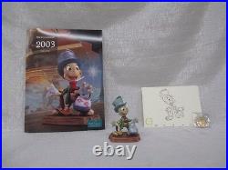 WDCC Walt Disney Classics Pinocchio I Made Myself At Home Jiminy 2003 Club Kit