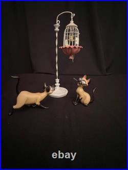 WDCC Walt Disney Classics Si & Am Lady & the Tramp Siamese cats Disney Duos