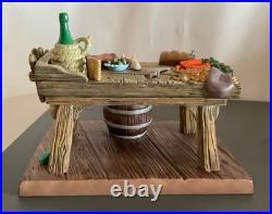 WDCC / Walt Disney Classics Stromboli & Table You Will Make Lots Of Money For Me