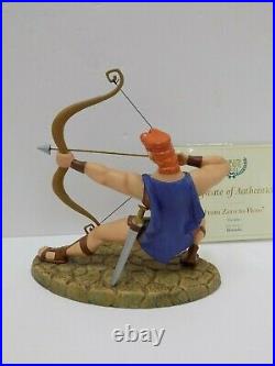 WDCC Walt Disney Hercules From Zero To Hero Statue with COA, Tribute Series