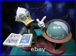 WDCC Walt Disney Ludwig Von Drake with Globe Didactic Duck NEW