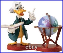 WDCC Walt Disney Ludwig Von Drake with Globe Didactic Duck NEW