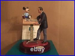 WDCC Walt Disney & Mickey Sharing the Vision + Box & COA