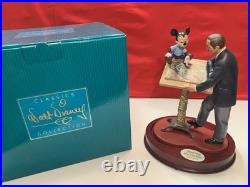 WDCC Walt Disney & Mickey Sharing the Vision Disneyland 50th LE Figurine READ