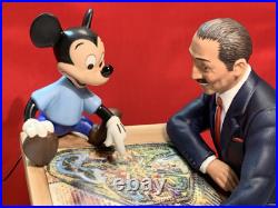 WDCC Walt Disney & Mickey Sharing the Vision Disneyland 50th LE Figurine READ