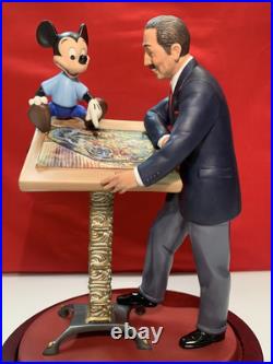 WDCC Walt Disney & Mickey Sharing the Vision Disneyland 50th LE Figurine READ