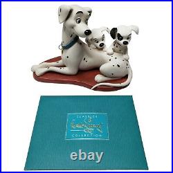 WDCC Walt Disney Patient Perdita with Patch and Puppy 101 Dalmatians Box COA