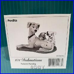 WDCC Walt Disney Patient Perdita with Patch and Puppy 101 Dalmatians Box COA