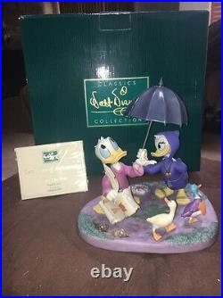 WDCC Walt Disney's Fantasia 2000 Donald & Daisy, Looks Like Rain Box, COA