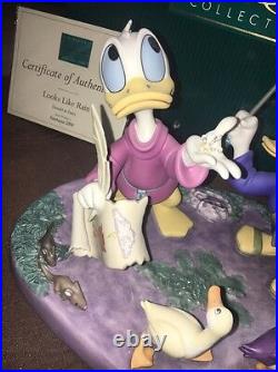 WDCC Walt Disney's Fantasia 2000 Donald & Daisy, Looks Like Rain Box, COA