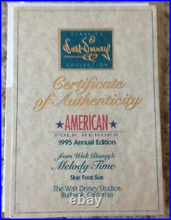 WDCC Walt Disney's Melody Time SLUE FOOT SUE American Folk Heroes 1995 BOX/COA