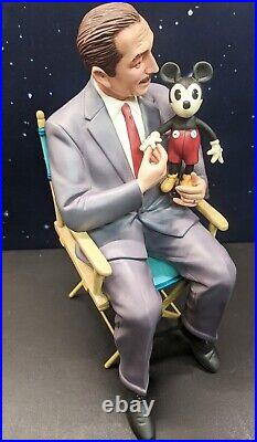 WDCC Walt Disney with Mickey It Was all Started By a Mouse 1213091 -BRAND NEW