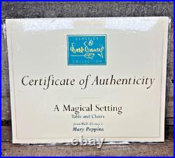 WDCC from Mary Poppins A Magical Setting Disney with COA & BOX Free Ship