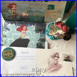 WDCS Seaside Serenade Ariel COA/MIB The Little Mermaid plus bonus pins+