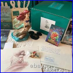 WDCS Seaside Serenade Ariel COA/MIB The Little Mermaid plus bonus pins+