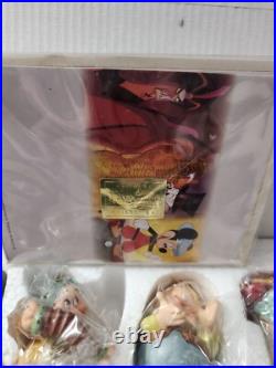 WDDC Walt Disney Classics Snow White & Seven Dwarfs Ornaments Set NIB COA