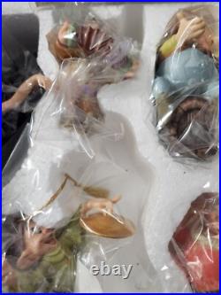 WDDC Walt Disney Classics Snow White & Seven Dwarfs Ornaments Set NIB COA