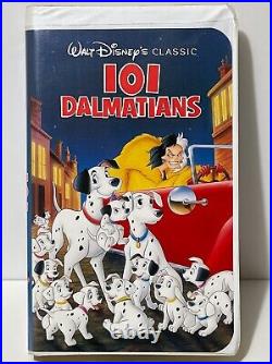 Walt Disney 101 DALMATIONS 1961 VHS-1263 1992 video tape BLACK DIAMOND CLASSICS