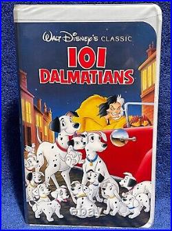 Walt Disney 101 DALMATIONS 1961 VHS-1263 1992 video tape BLACK DIAMOND CLASSICS