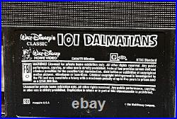 Walt Disney 101 DALMATIONS 1961 VHS-1263 1992 video tape BLACK DIAMOND CLASSICS