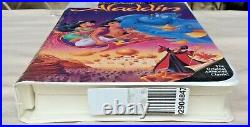 Walt Disney Aladdin VHS Black Diamond Classics Clamshell SEALED RARE