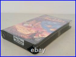 Walt Disney Aladdin VHS Black Diamond Classics RARE BLACK CLAMSHELL SEALED NEW