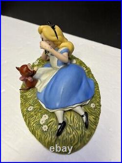 Walt Disney Alice & Dinah River Bank Reverie Alice In Wonderland Le Coa Wdcc