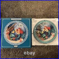 Walt Disney Animated Classics 3-D Plate The Little Mermaid 1989 In Box Mint