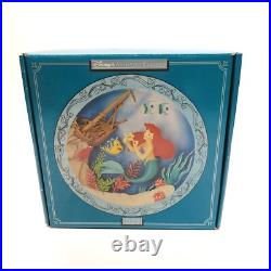 Walt Disney Animated Classics 3-D Plate The Little Mermaid 1989 In Box Mint