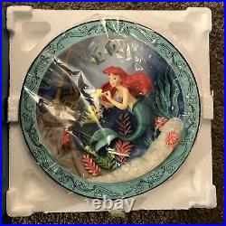 Walt Disney Animated Classics 3-D Plate The Little Mermaid 1989 In Box Mint