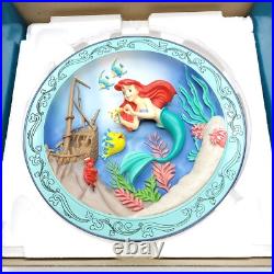 Walt Disney Animated Classics 3-D Plate The Little Mermaid 1989 In Box Mint