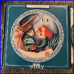 Walt Disney Animated Classics 3-D Plate The Little Mermaid 1989 In Box Mint