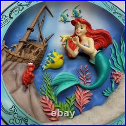 Walt Disney Animated Classics 3-D Plate The Little Mermaid 1989 In Box Mint