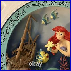 Walt Disney Animated Classics 3-D Plate The Little Mermaid 1989 In Box Mint