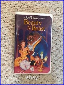 Walt Disney Beauty And The Beast Black Diamond The Classics VHS OPENED