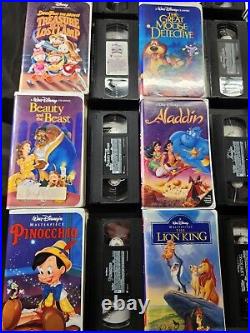 Walt Disney Black Diamond, Classics, Masterpiece, & assorted lot of 29 VHS tapes