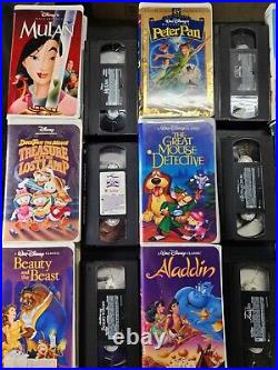 Walt Disney Black Diamond, Classics, Masterpiece, & assorted lot of 29 VHS tapes