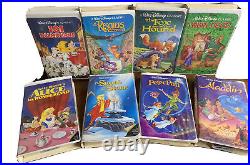 Walt Disney Black Diamond Classics Peter Pan Aladdin Lot of 8 Used