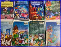 Walt Disney Black Diamond Classics Peter Pan Aladdin Lot of 8 Used