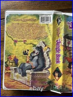 Walt Disney Black Diamond Classics VHS Clamshell Case The Jungle Book