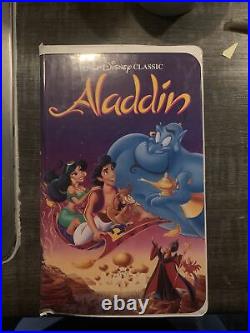 Walt Disney Black Diamond The Classics Aladdin VHS Movie 1662 NEW Free S/H