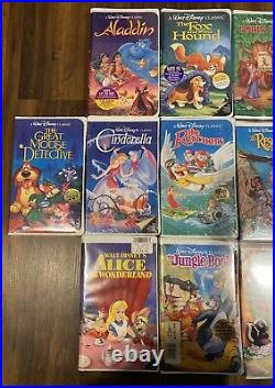 Walt Disney Black Diamond Vhs Movies Classic 14 Vhs Still Sealed Rare Find