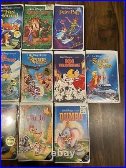 Walt Disney Black Diamond Vhs Movies Classic 14 Vhs Still Sealed Rare Find