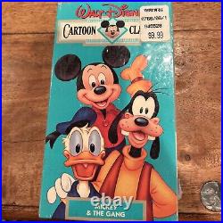 Walt Disney Cartoon Classics V. 11 Mickey the Gang (VHS, 1991)never Open
