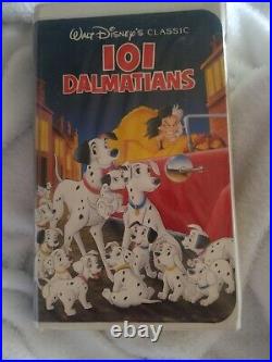 Walt Disney Classic 101 Dalmatians VHS Black Diamond Rare (1263)