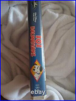 Walt Disney Classic 101 Dalmatians VHS Black Diamond Rare (1263)