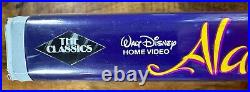 Walt Disney Classic ALADDIN VHS RARE BLACK DIAMOND CLASSIC