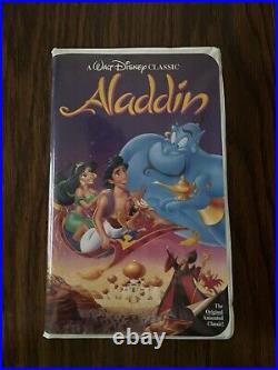 Walt Disney Classic Aladdin Black Diamond VHS