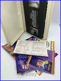 Walt Disney Classic Aladdin Black Diamond VHS Tape Movie #1662 Aladin 1992